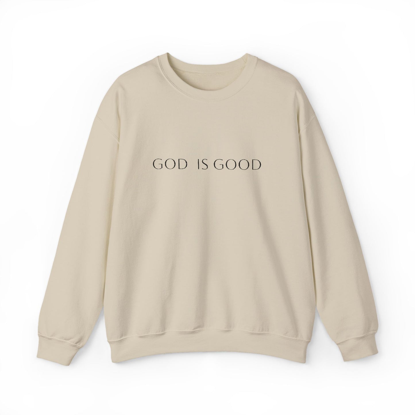 God is Good Embroidered Crewneck Sweatshirt - 3 Colors!