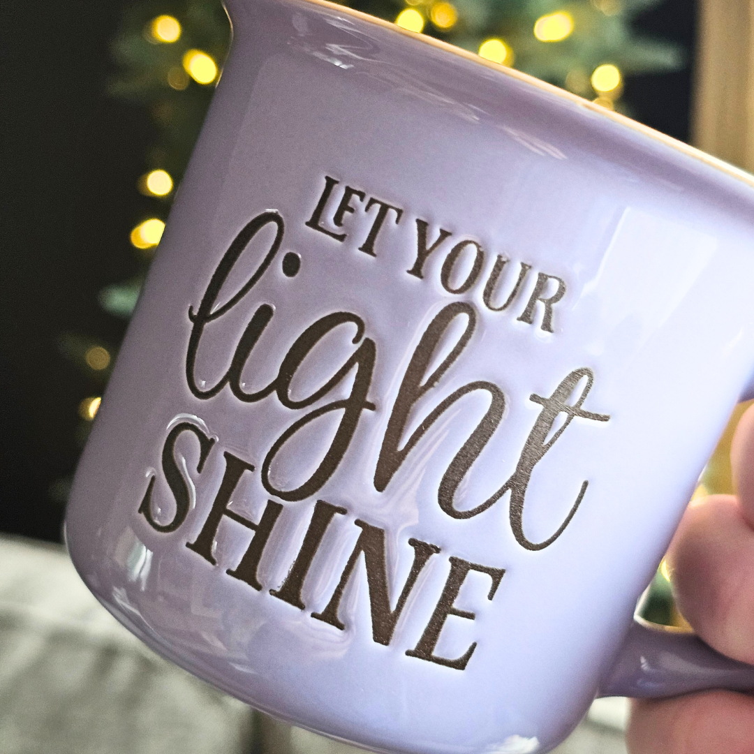 Let Your Light Shine Coffee Mug – 13 oz