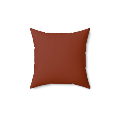 Hot Cider & Hometown Vibes Personalized Autumn Pillow – 18" x 18"