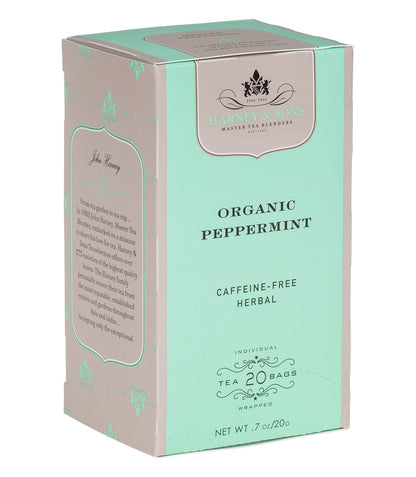 Harney & Sons Organic Peppermint Herbal Tea – Caffeine-Free