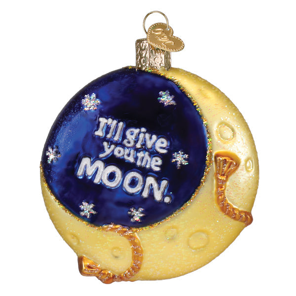 Old World Christmas Lasso the Moon Ornament – Hand-Painted Glass