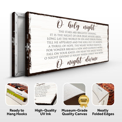 O' Holy Night Christmas Sign