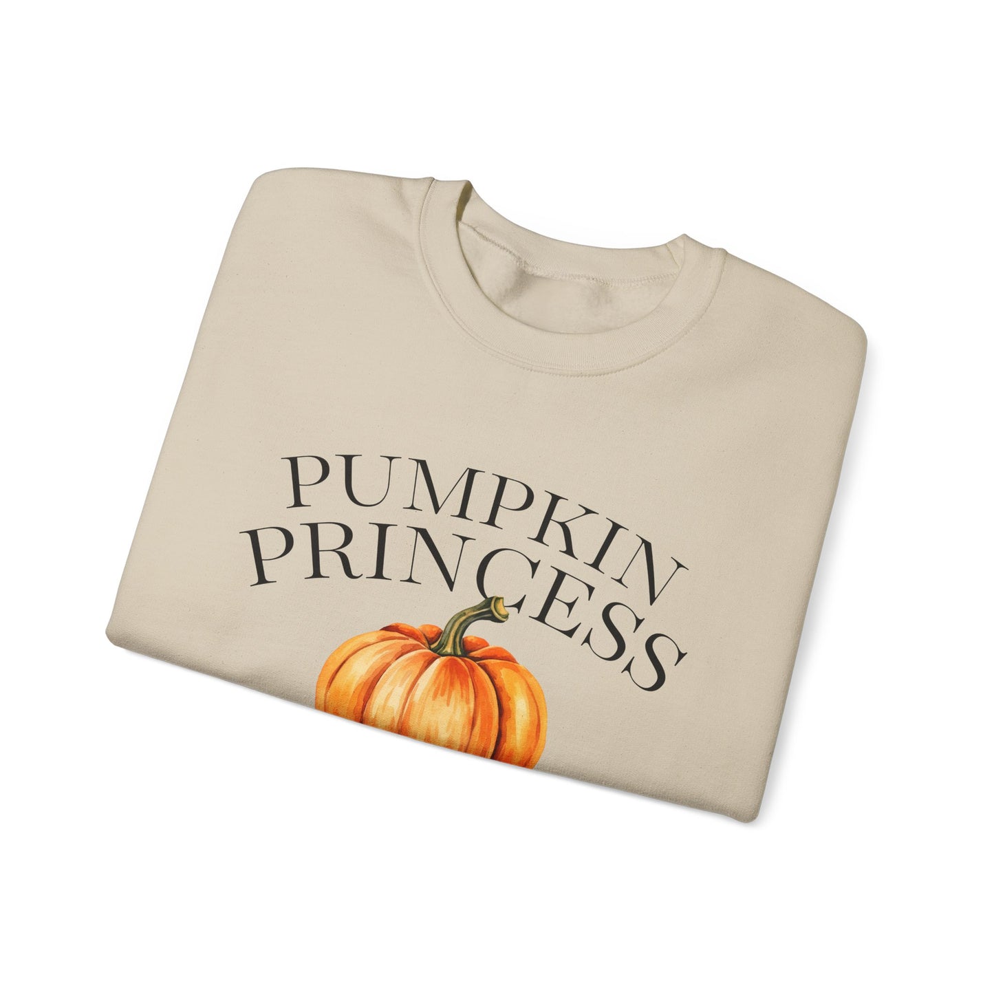Pumpkin Princess Autumn Crewneck Sweatshirt – 4 Colors!