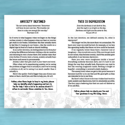Devotions & Prayers for Managing Anxiety & Depression – Teen Girls