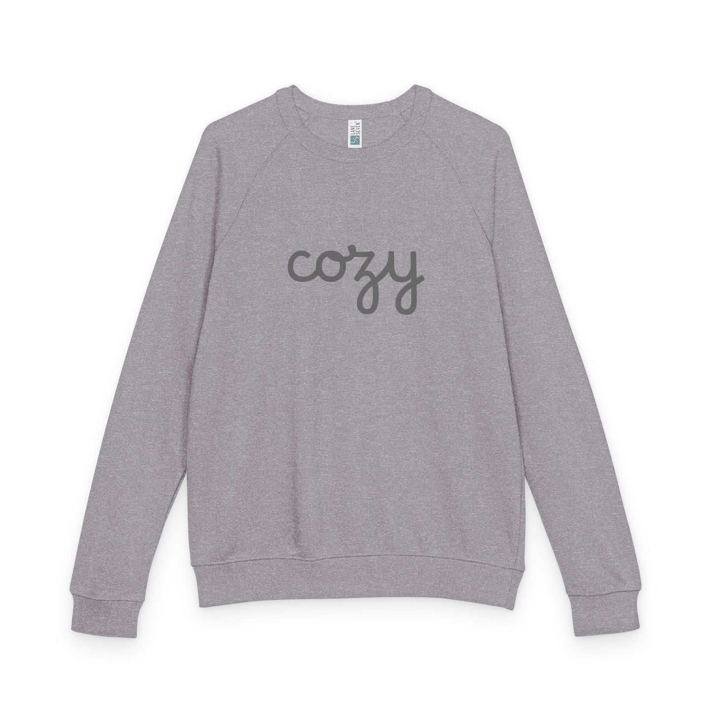 Cozy Autumn French Terry Crewneck Tonal Sweatshirt – Script Font Edition