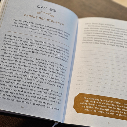The 100-Day Devotional Journal for Men