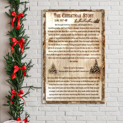 The Christmas Story Canvas Wall Art II