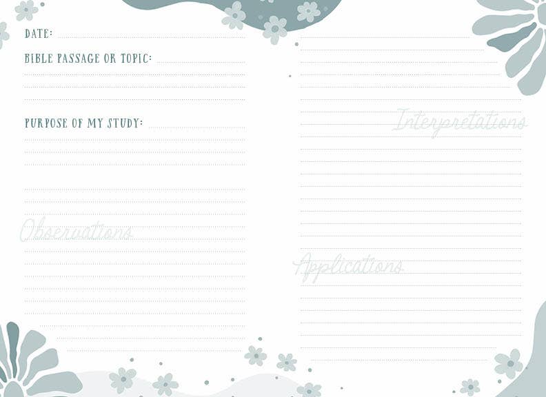Taking Your Time Through the Bible Journal
