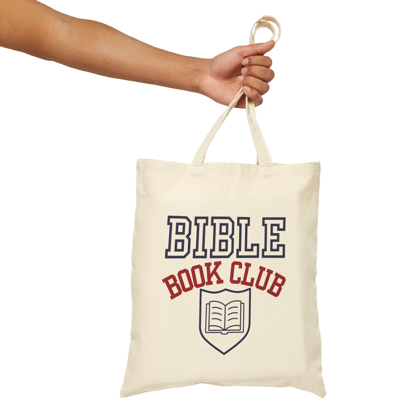 Bible Book Club Tote Bag — Canvas Christian Book Club Tote