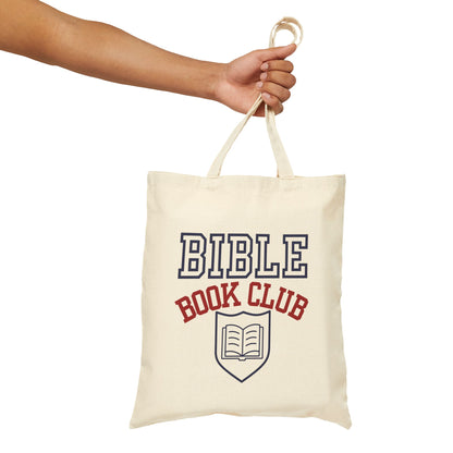 Bible Book Club Tote Bag — Canvas Christian Book Club Tote