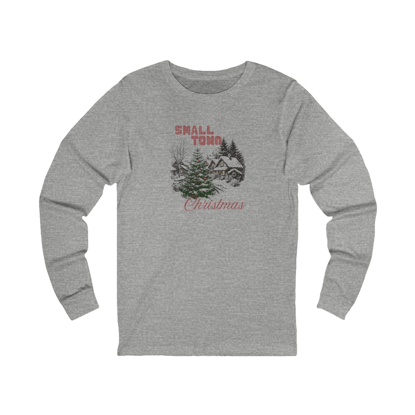 Small Town Christmas Women's Long Sleeve Tee