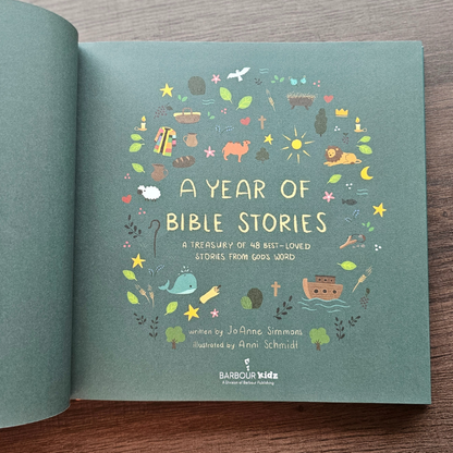 A Year of Bible Stories – 48 Illustrated Stories