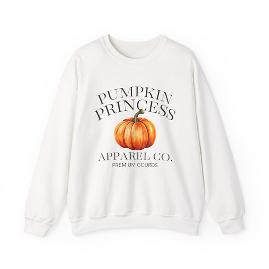 Pumpkin Princess Autumn Crewneck Sweatshirt – 4 Colors!