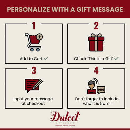 Dulcet Gourmet Comfort & Care Confections Gift Basket