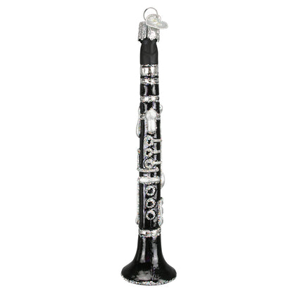 Old World Christmas Clarinet Hand-Blown Glass Music Instrument Ornament