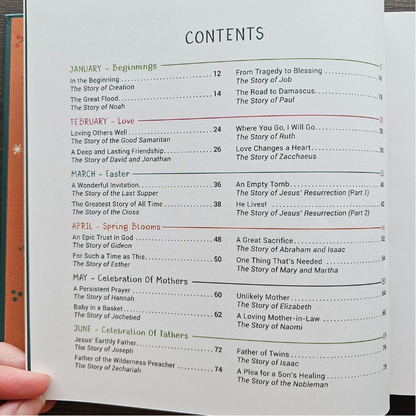 A Year of Bible Stories – 48 Illustrated Stories
