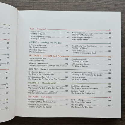 A Year of Bible Stories – 48 Illustrated Stories