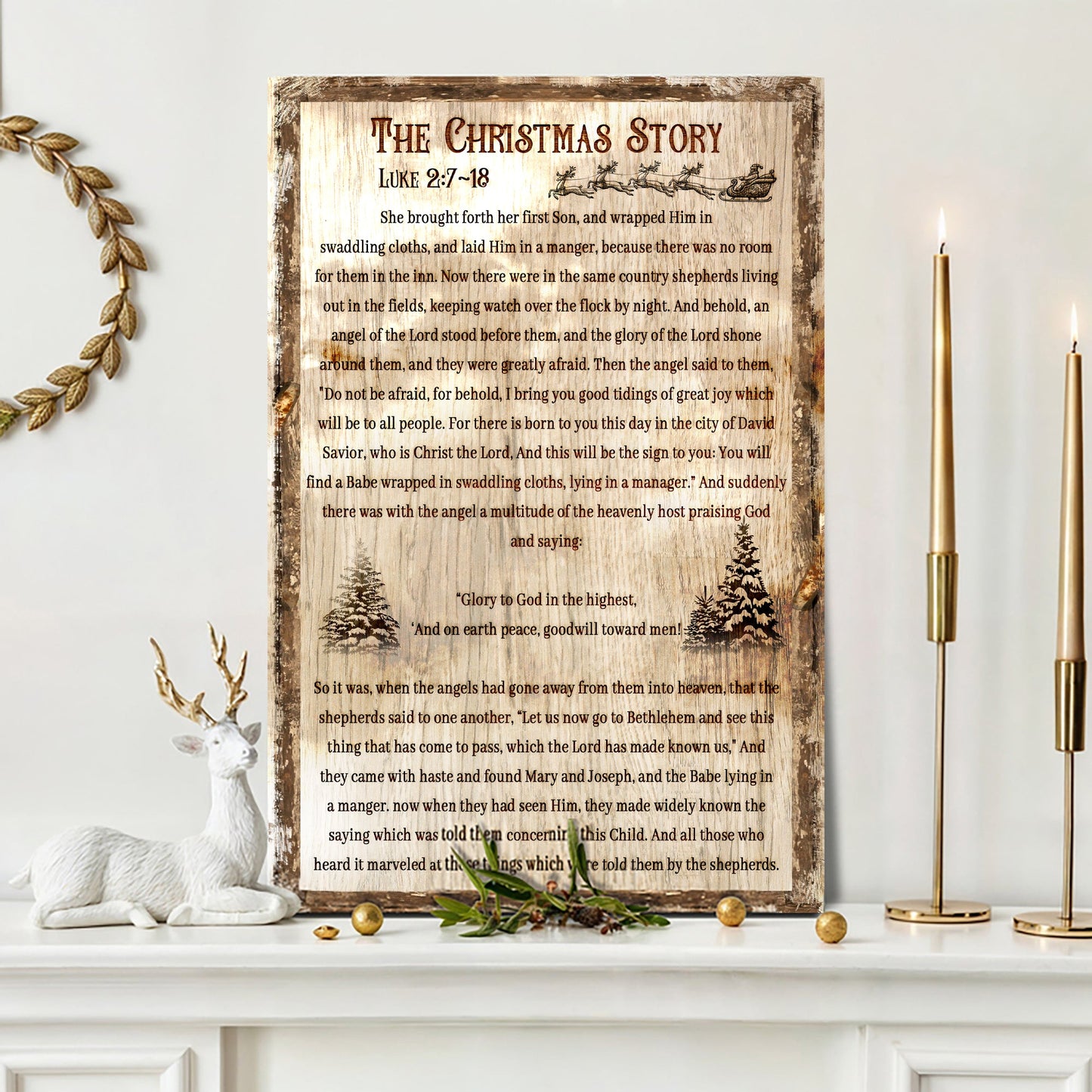 The Christmas Story Canvas Wall Art II