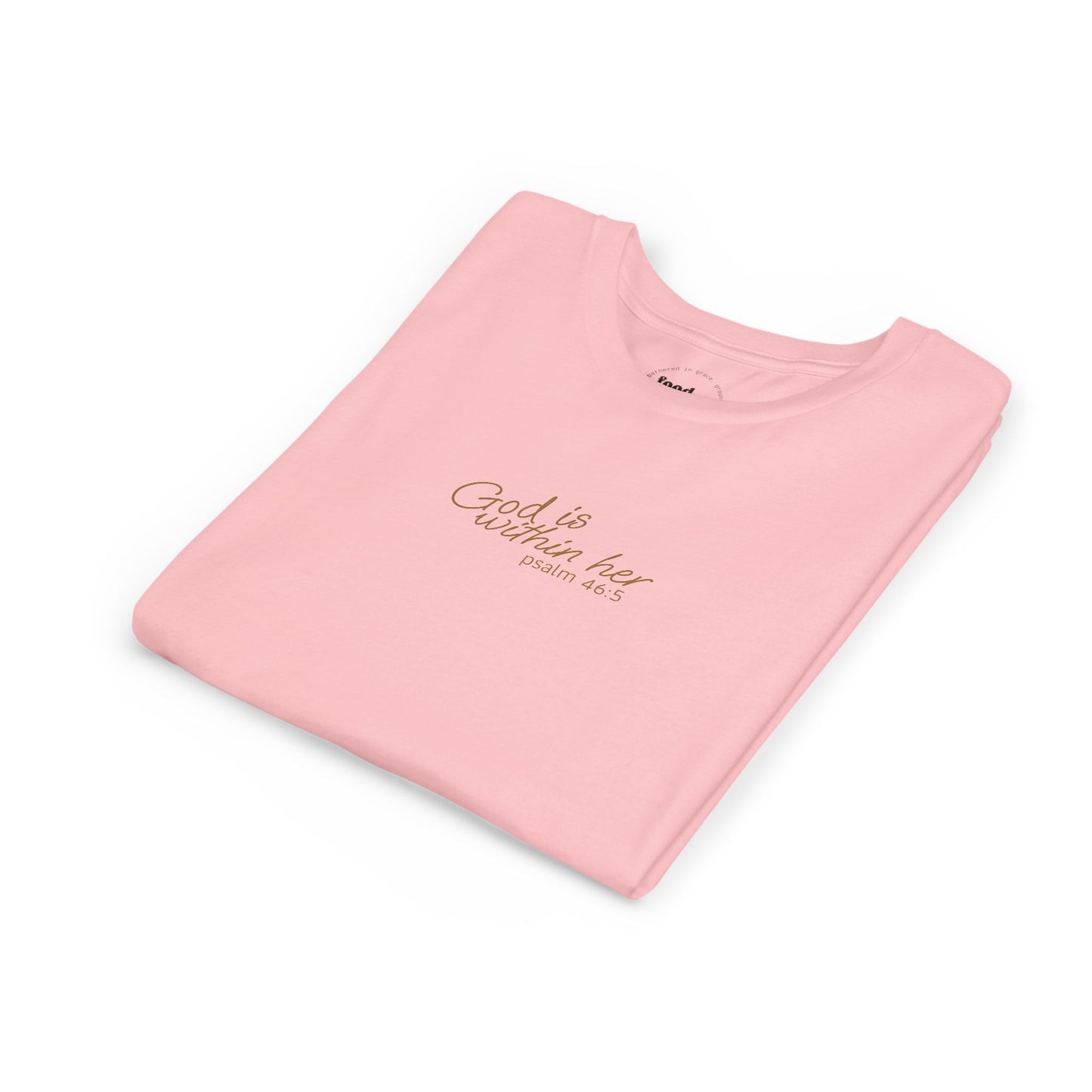 Psalm 46:5 "God is within Her" Girls Short Sleeve Tee - 5 Colors!!