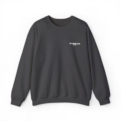 Minimal The Weird Ones Embroidered Crewneck Sweatshirt - 6 Colors!!