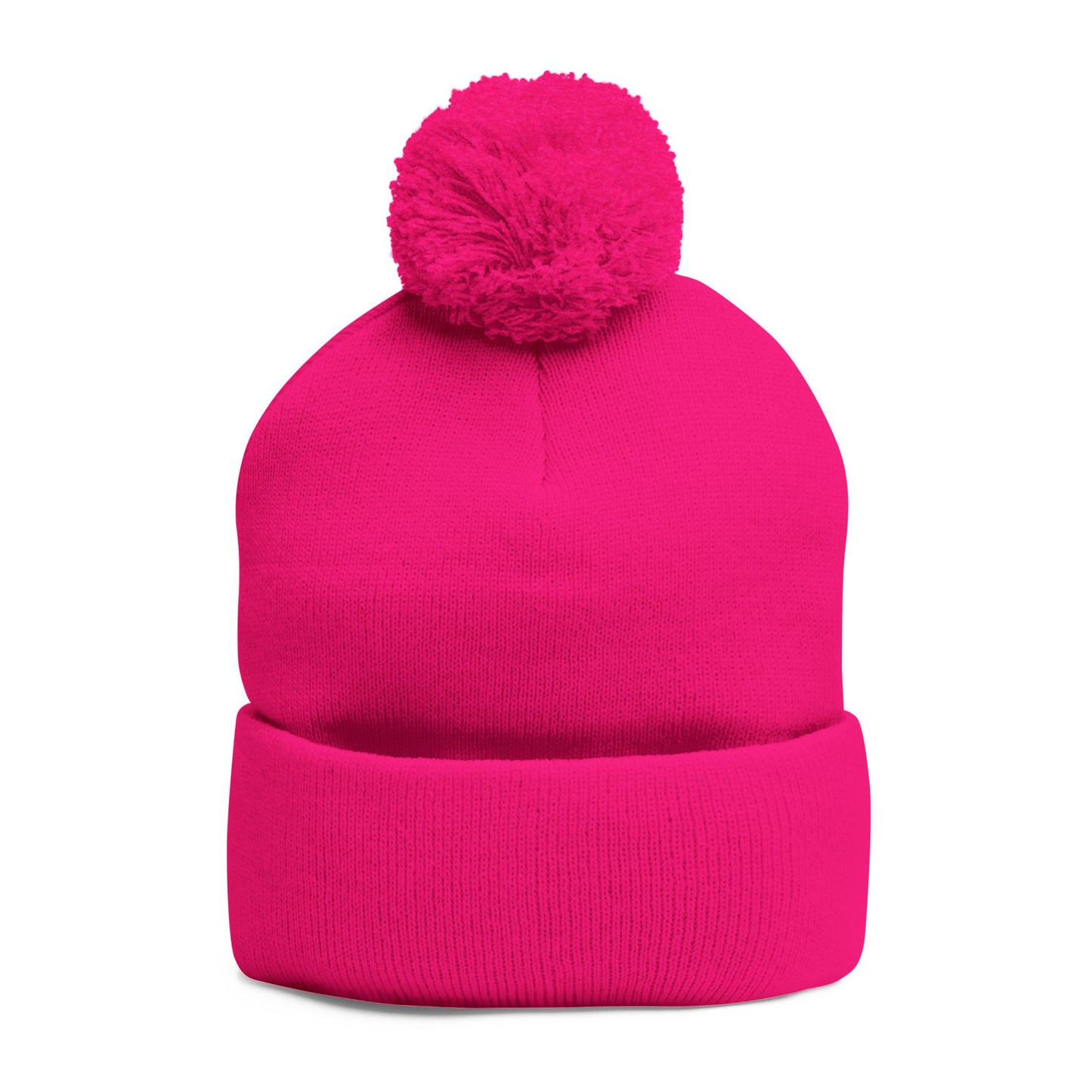 God is Within Her Psalm 46:5 Embroidered Knit Pom-Pom Beanie - 4 Colors!!
