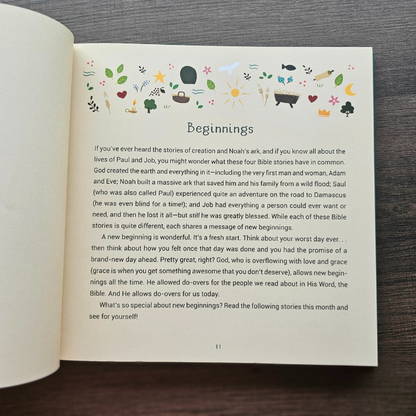 A Year of Bible Stories – 48 Illustrated Stories