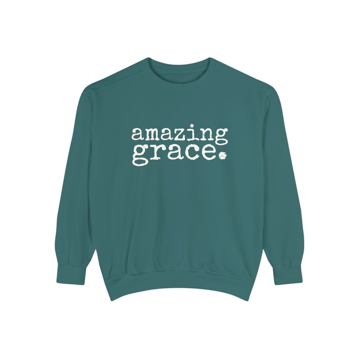 Amazing Grace Unisex Garment-Dyed Comfort Colors Sweatshirt