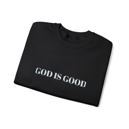 Embroidered God Is Good Crewneck Sweatshirt – Unisex Fit