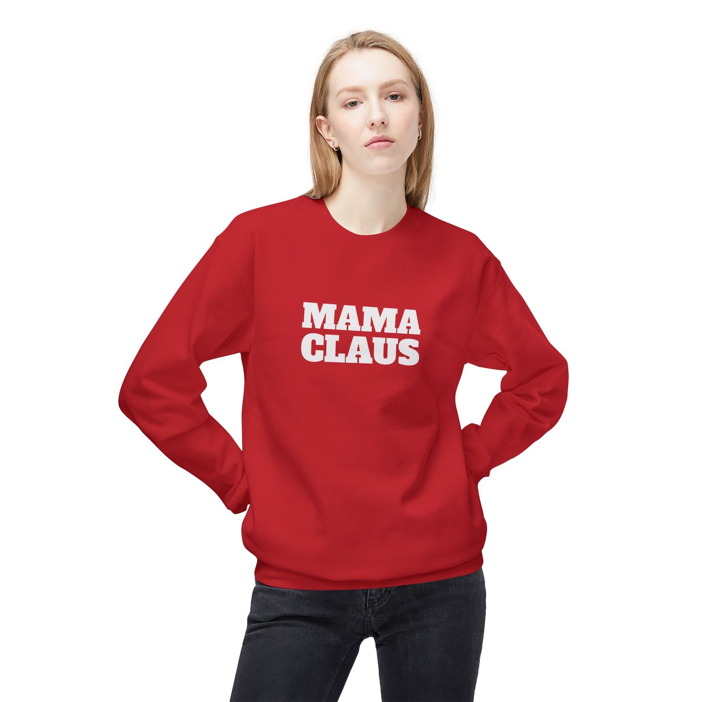 Mama Claus Crewneck Sweatshirt – Festive and Fabulous