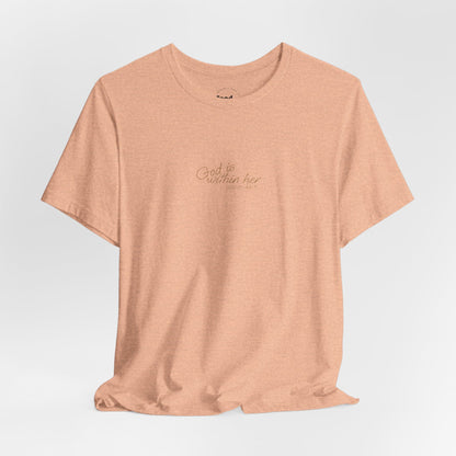 Psalm 46:5 "God is within Her" Women's Short Sleeve Tee - 7 Colors!!
