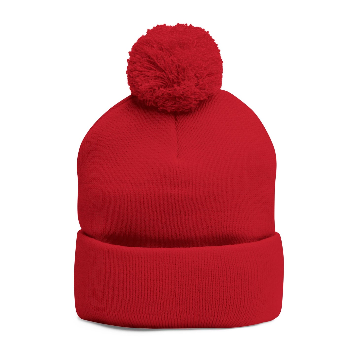 God is Within Her Psalm 46:5 Embroidered Knit Pom-Pom Beanie - 4 Colors!!