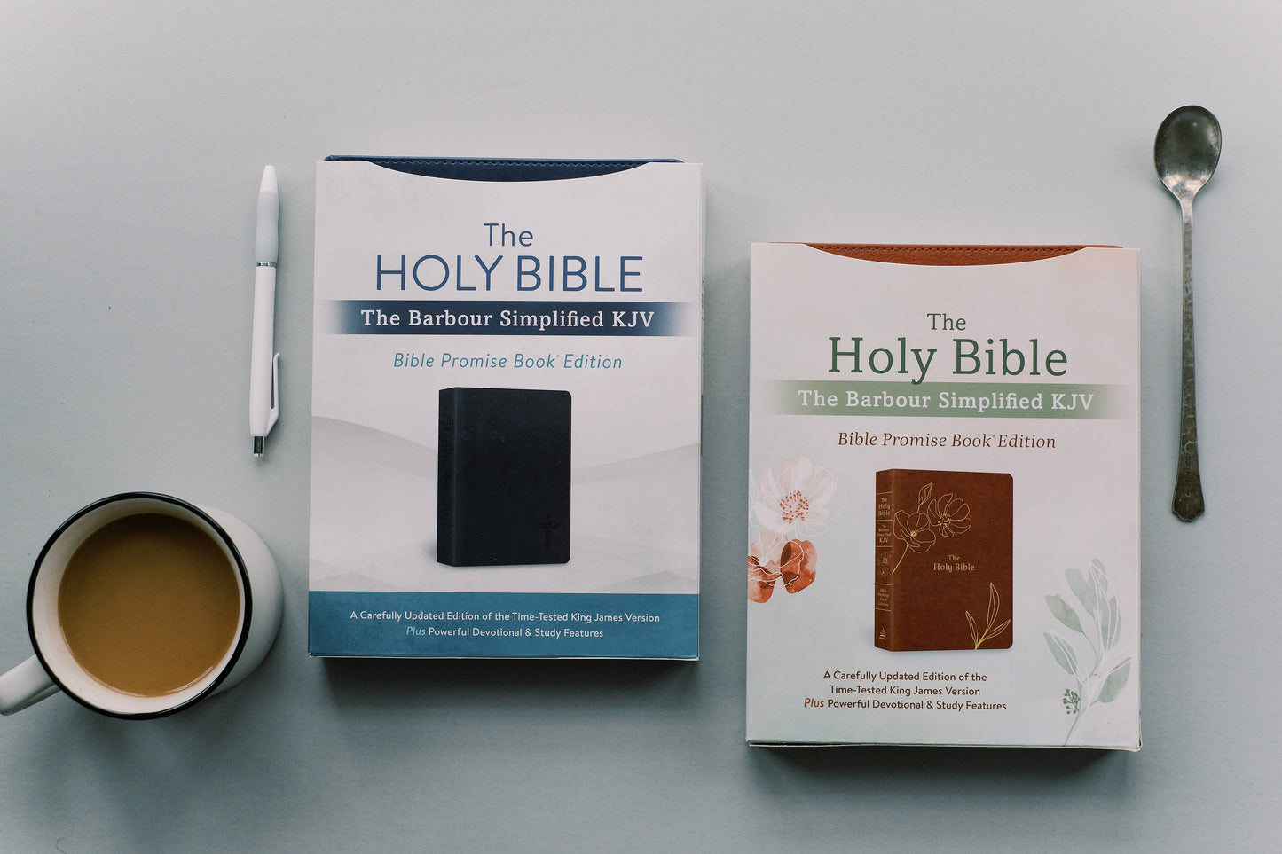 The Holy Bible: SKJV – Chestnut & Gold Floral Cover