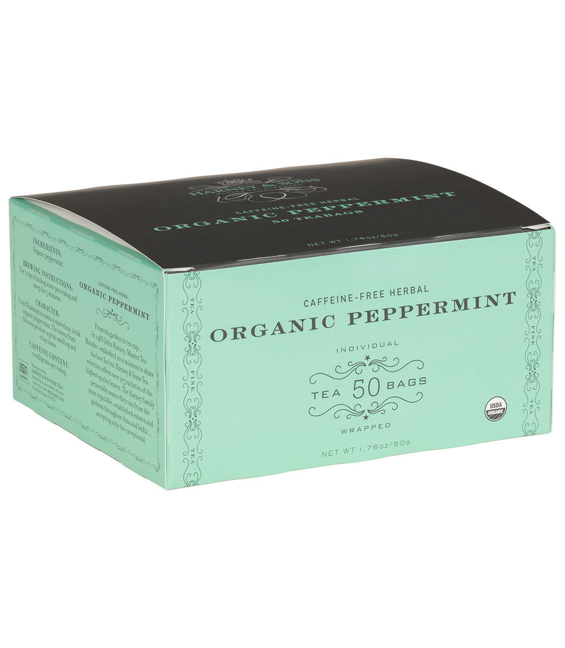 Harney & Sons Organic Peppermint Herbal Tea – Caffeine-Free