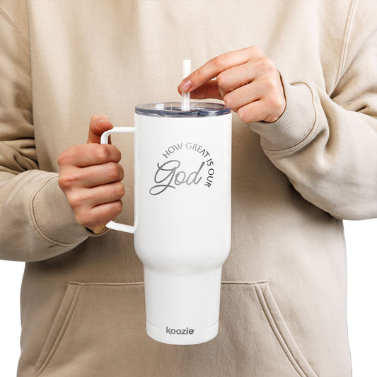How Great is Our God Engraved Insulated Tumbler - 40oz Travel Mug