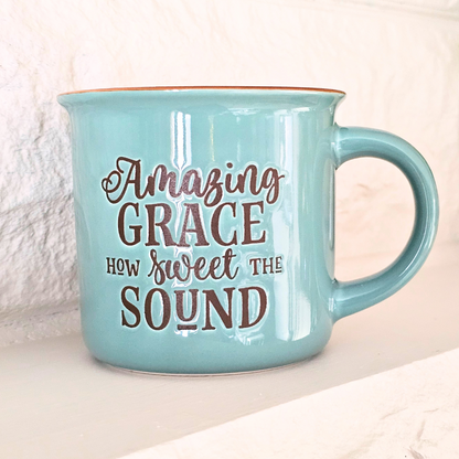 Amazing Grace Ceramic Coffee Mug – 13 oz