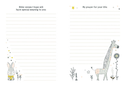 Kept in My Heart KJV Keepsake Bible for Baby Girl