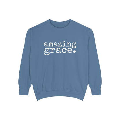 Amazing Grace Unisex Garment-Dyed Comfort Colors Sweatshirt
