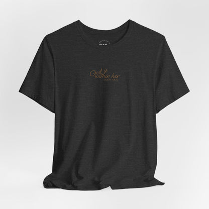 Psalm 46:5 "God is within Her" Women's Short Sleeve Tee - 7 Colors!!
