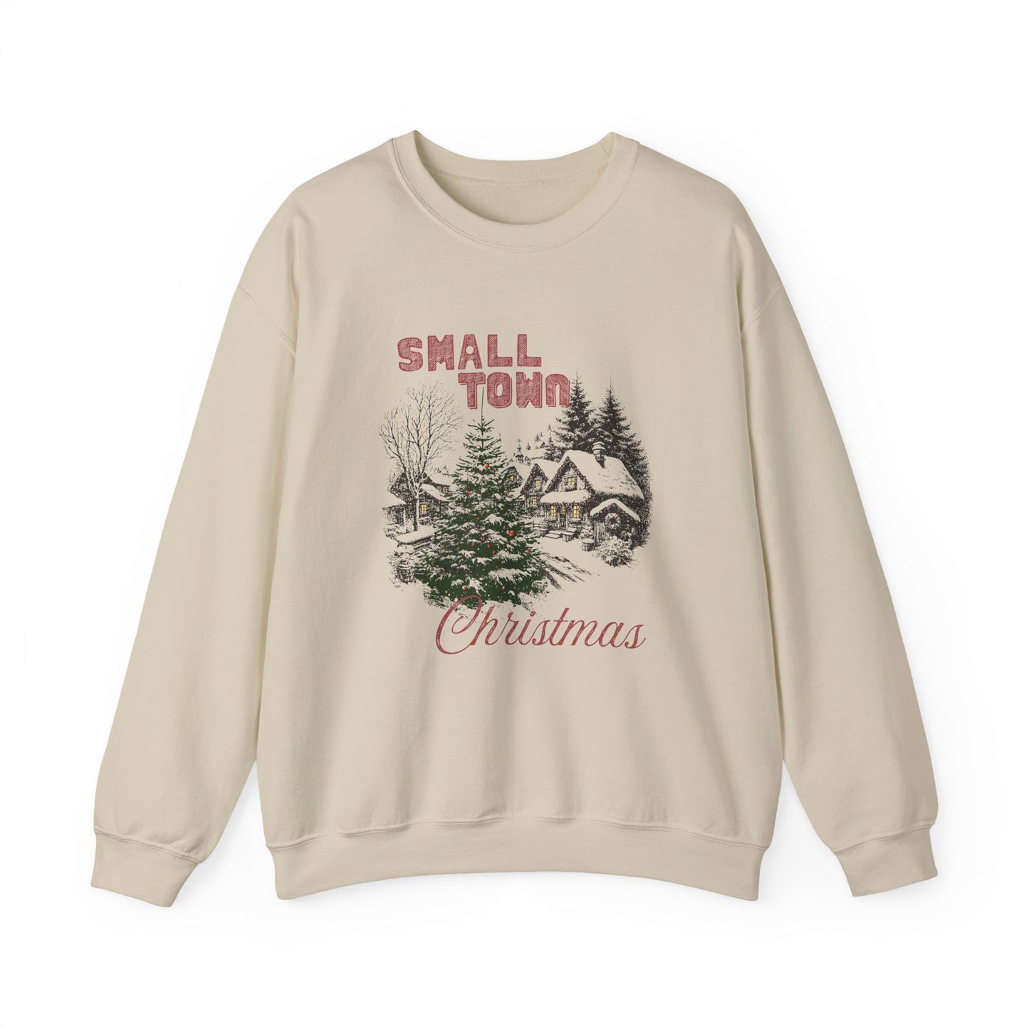 Small Town Christmas Women's Crewneck Sweatshirt