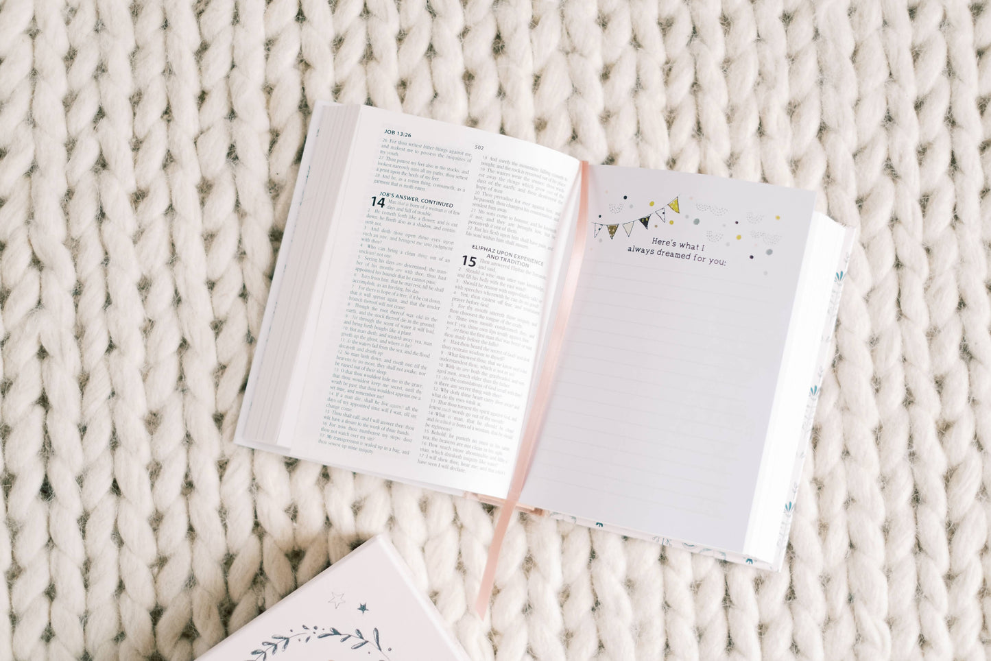 Kept in My Heart KJV Keepsake Bible for Baby Girl
