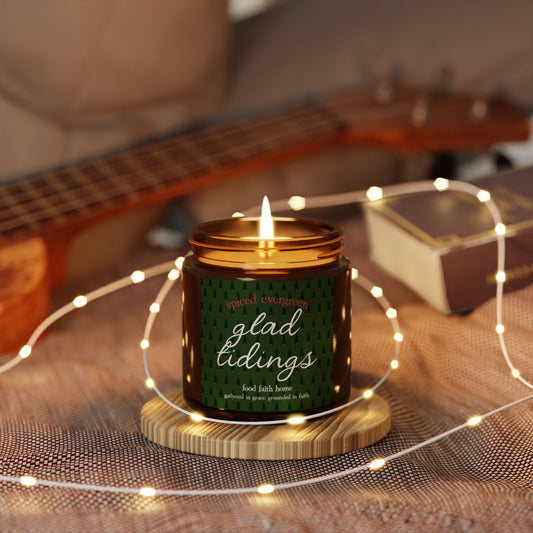 Glad Tidings Scented Christmas Candle - 2 Sizes!!