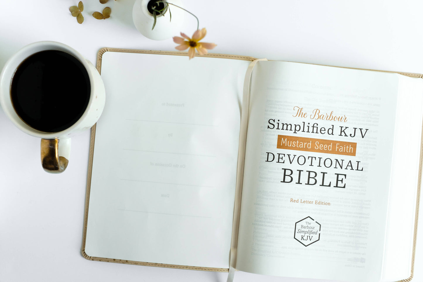 Mustard Seed Faith Devotional Bible – Simplified KJV