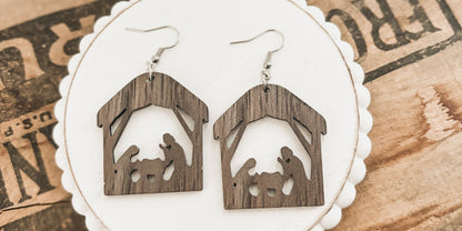 Christmas Nativity Earrings