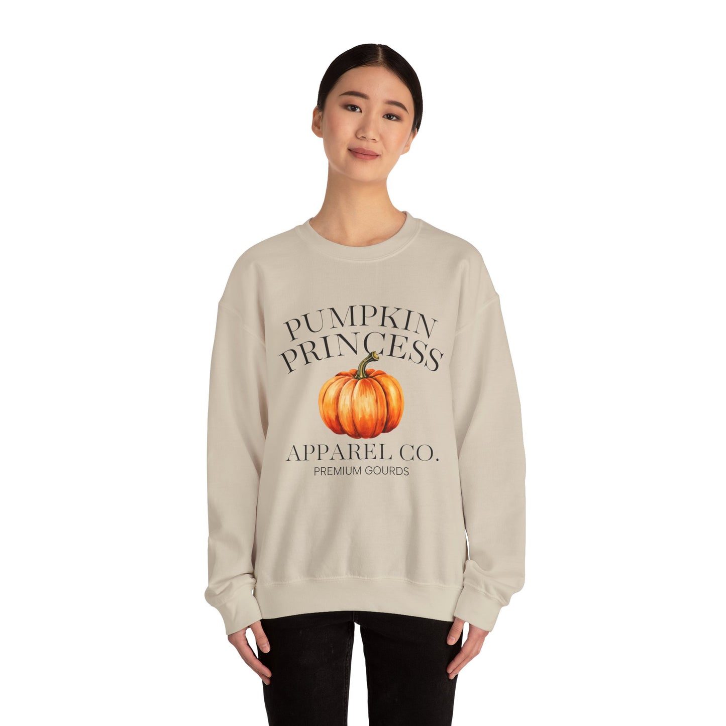 Pumpkin Princess Autumn Crewneck Sweatshirt – 4 Colors!