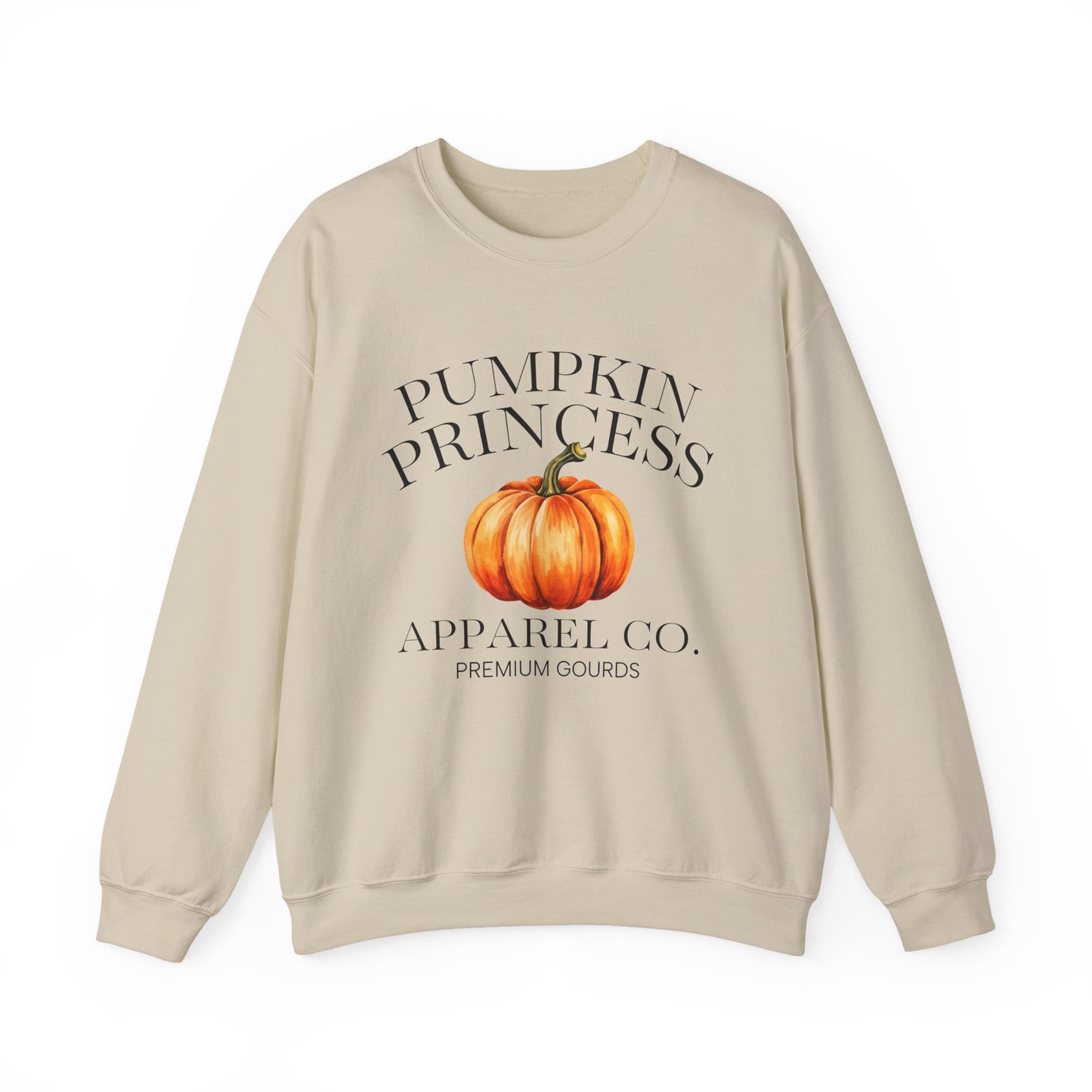 Pumpkin Princess Autumn Crewneck Sweatshirt – 4 Colors!
