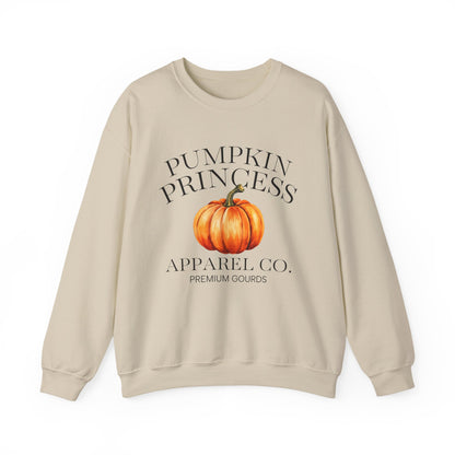 Pumpkin Princess Autumn Crewneck Sweatshirt – 4 Colors!