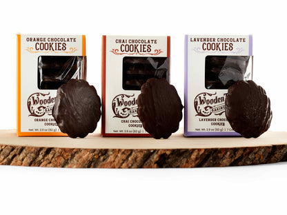 Lavender Chocolate Tea Cookies - No Gluten - 3 Sizes!!