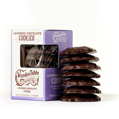 Lavender Chocolate Tea Cookies - No Gluten - 3 Sizes!!