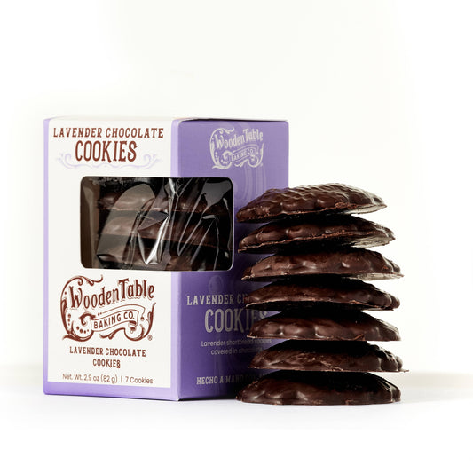 Lavender Chocolate Tea Cookies - No Gluten - 3 Sizes!!