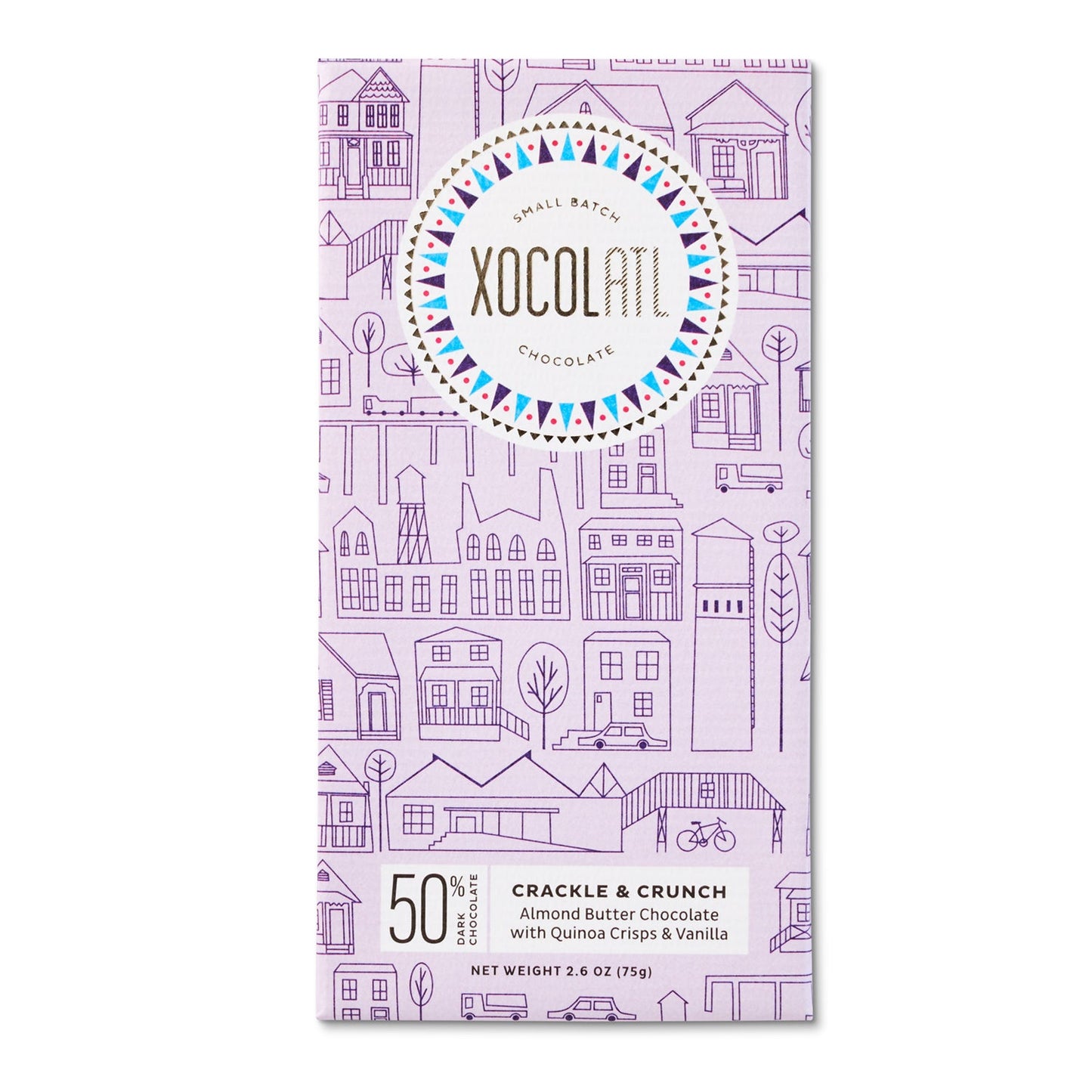 Xocolatl Crackle & Crunch Quinoa Chocolate Bar